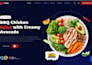 design restaurant food ordering website table reservation delivery tracking site
